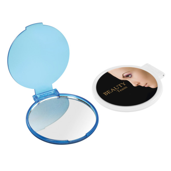 Pocket spiegeltje, rond