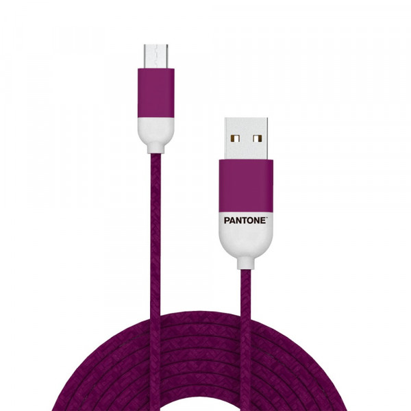 Balvi -  Cable Micro USB 1m, Pantone,Purper