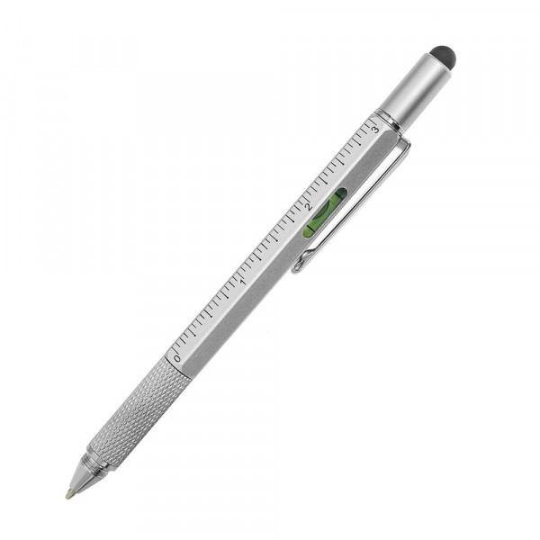 Balvi - Multifunctionele pen,The Architect,zilver