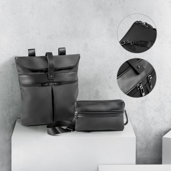 ROVER BACKPACK. Rugzak van microvezel en PU