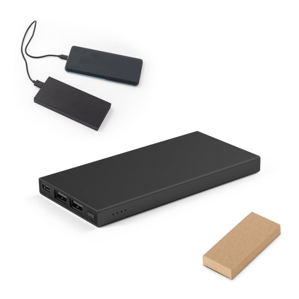 DOROTHY 5. Powerbank 5'000 mAh van gerecycled aluminium (100% rAL)