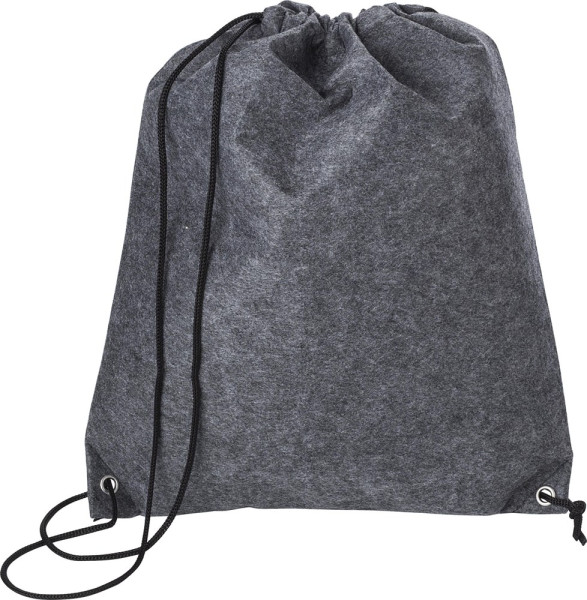 Rugzakje met trekkoord Maya | Gerecycled | Vilt | 3 l