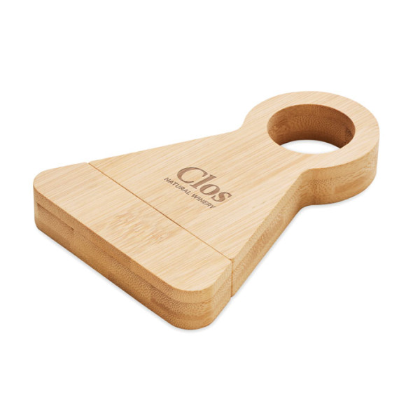 STANDTURN - Bamboe flessenhouder & opener