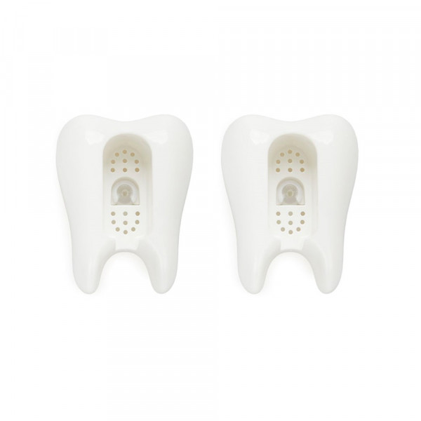 Balvi -  Tandenborstelhouder,Toothy,wit,plastic