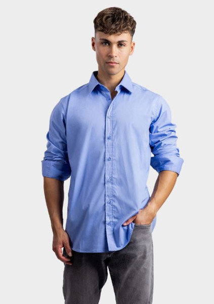 Lemon & Soda Stretch Poly-Cotton Mix Poplin Shirt