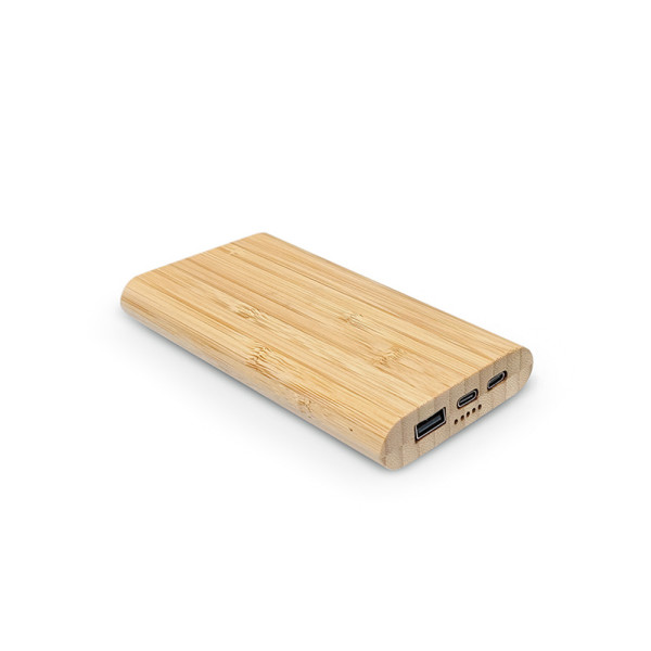 Pythagoras Powerbank Batterij Bamboe 10 000 mAh