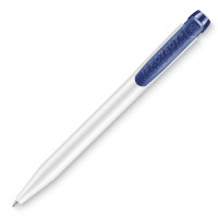 Wit / Donker Blauw