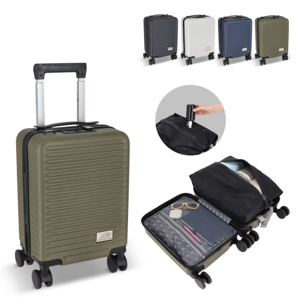 InSideOut Trolley Nordlyft, vacuüm pack, afneembare wielen, past onder de stoel.