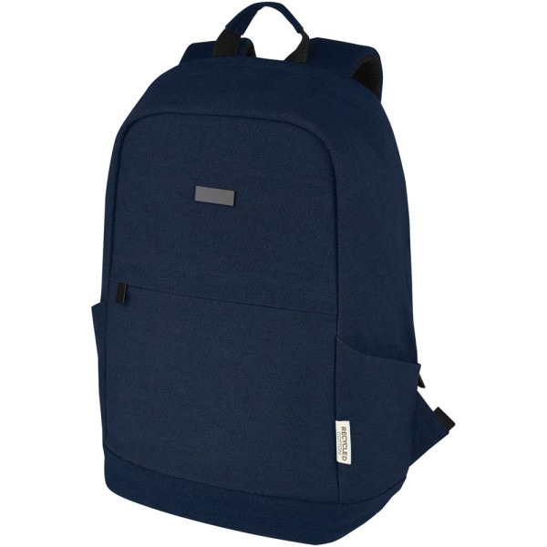 Joey 15,6 inch GRS gerecyclede canvas antidiefstal laptoprugzak 18 l