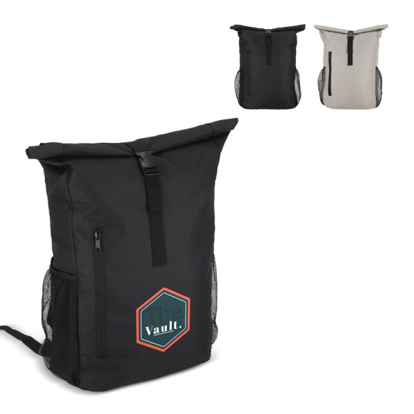 R-PET 600D Rolltop fietsrugzak 20L